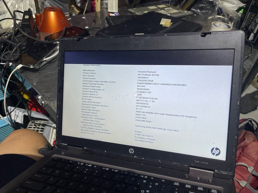 HP ProBook 6475b 4GB Đen Like New. Mua bán Laptop tại Quận Bình Tân Tp Hồ Chí Minh được đăng bởi Hội Đồ Điện Tử hình 1