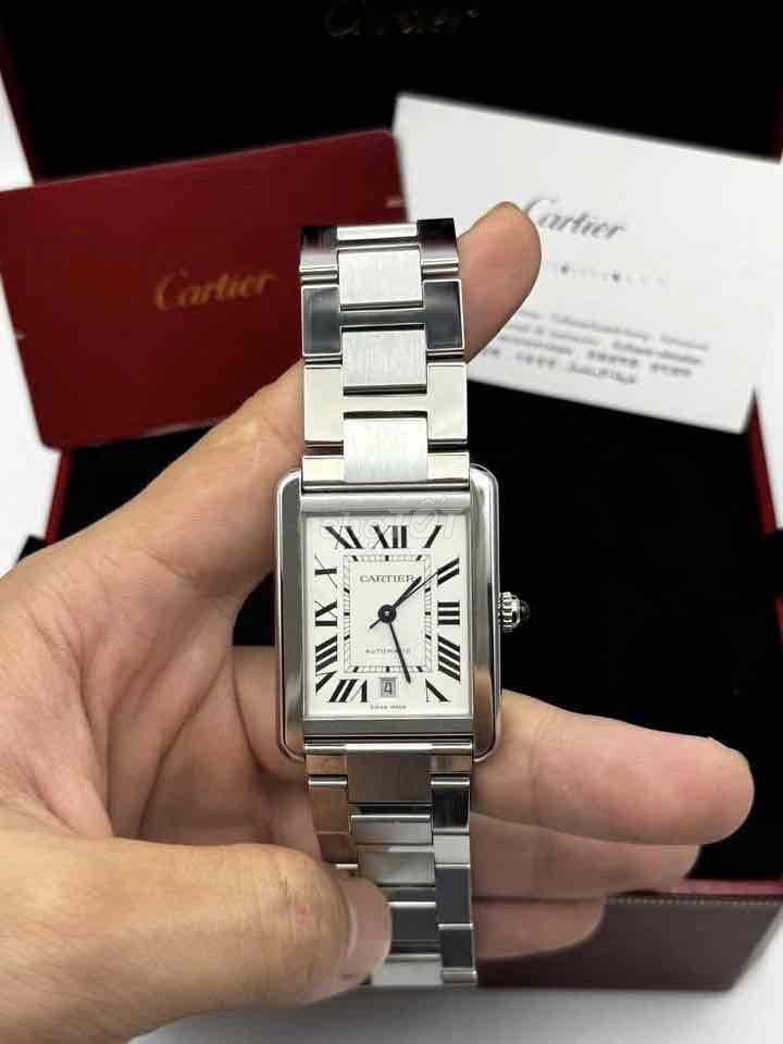 Cartier Tank Solo XL Automatic Size 41x41mm. Mua bán Đồng hồ tại Quận Hoàng Mai Hà Nội được đăng bởi Anh Tuấn hình 1