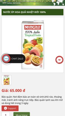 Thanh lý❌️Nước Ép Trái cây 100% nhập khẩu Malayxia
