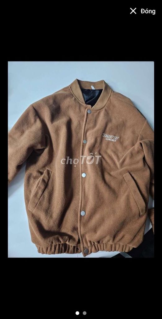 Áo khoác bomber Unisex Nâu Còn mới. Mua bán Quần áo tại Quận Ba Đình Hà Nội được đăng bởi Nam hình 1