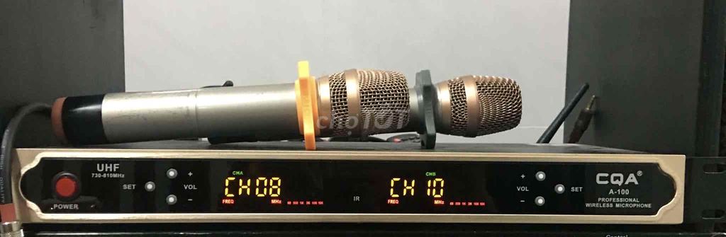 Micro không dây CQA A-100 Vàng đồng. Mua bán Tivi, Âm thanh tại Quận Ô Môn Cần Thơ được đăng bởi thuận phạm hình 1