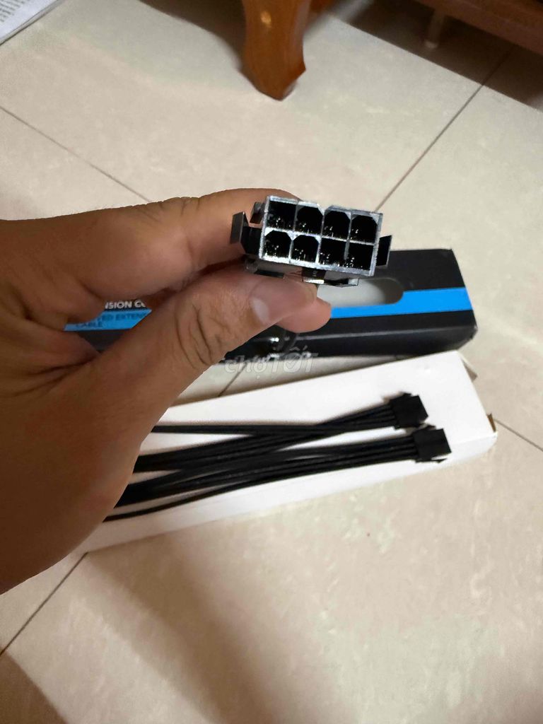 Dây nguồn 8 pin Đen Mới 100%. Mua bán Linh kiện (RAM, Card...) tại Quận Thốt Nốt Cần Thơ được đăng bởi Simple hình 1