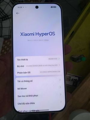 Xiaomi Redmi K90 tiếng việt