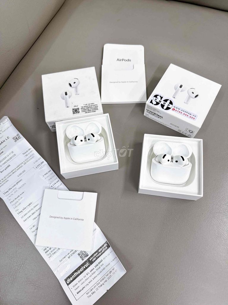 tai nghe Airpods 4 bản thường và bản ANC Fulbox 🇻🇳