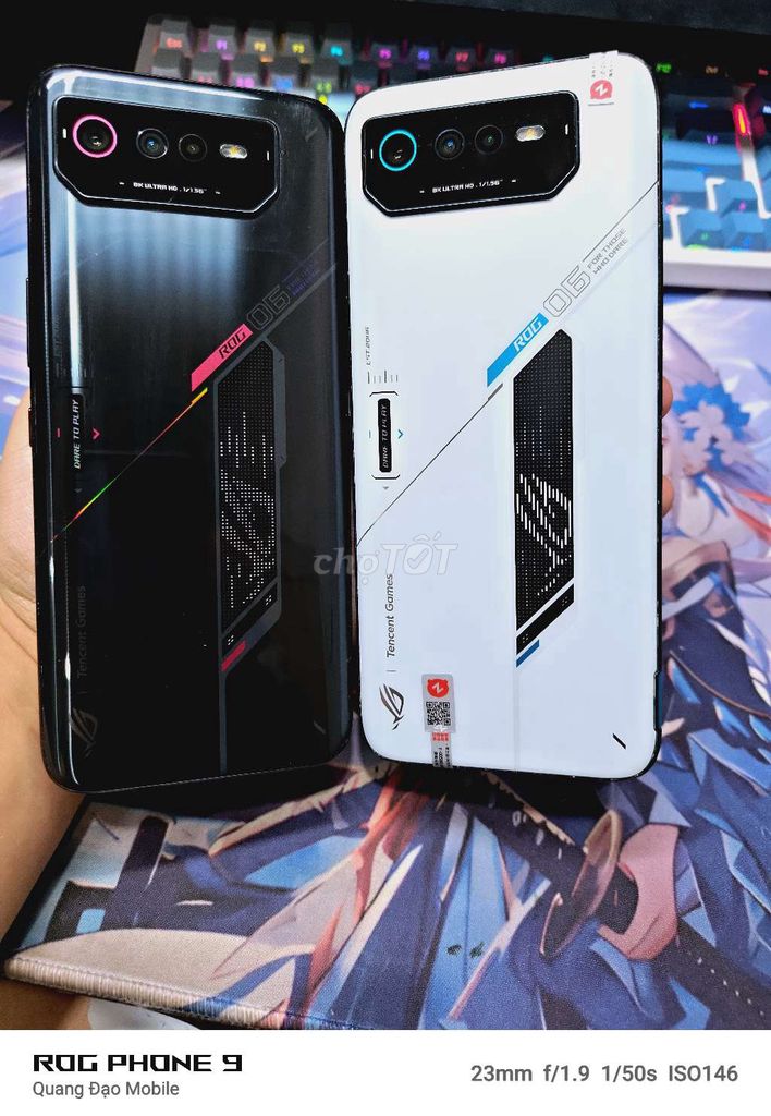 Rogphone 6 bản 12-256 đủ 2 màu đen và trắng. Mua bán Điện thoại tại Quận Hà Đông Hà Nội được đăng bởi Đạo Nguyễn hình 1