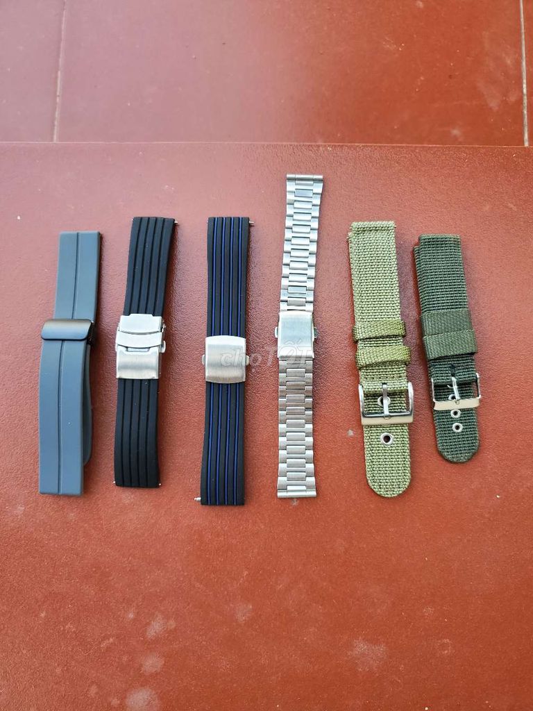 Dây đồng hồ Cao su,dù, Kim loại 20mm Mới. Mua bán Phụ kiện thời trang khác tại Thị xã Kinh Môn Hải Dương được đăng bởi Phạm Thành  hình 1