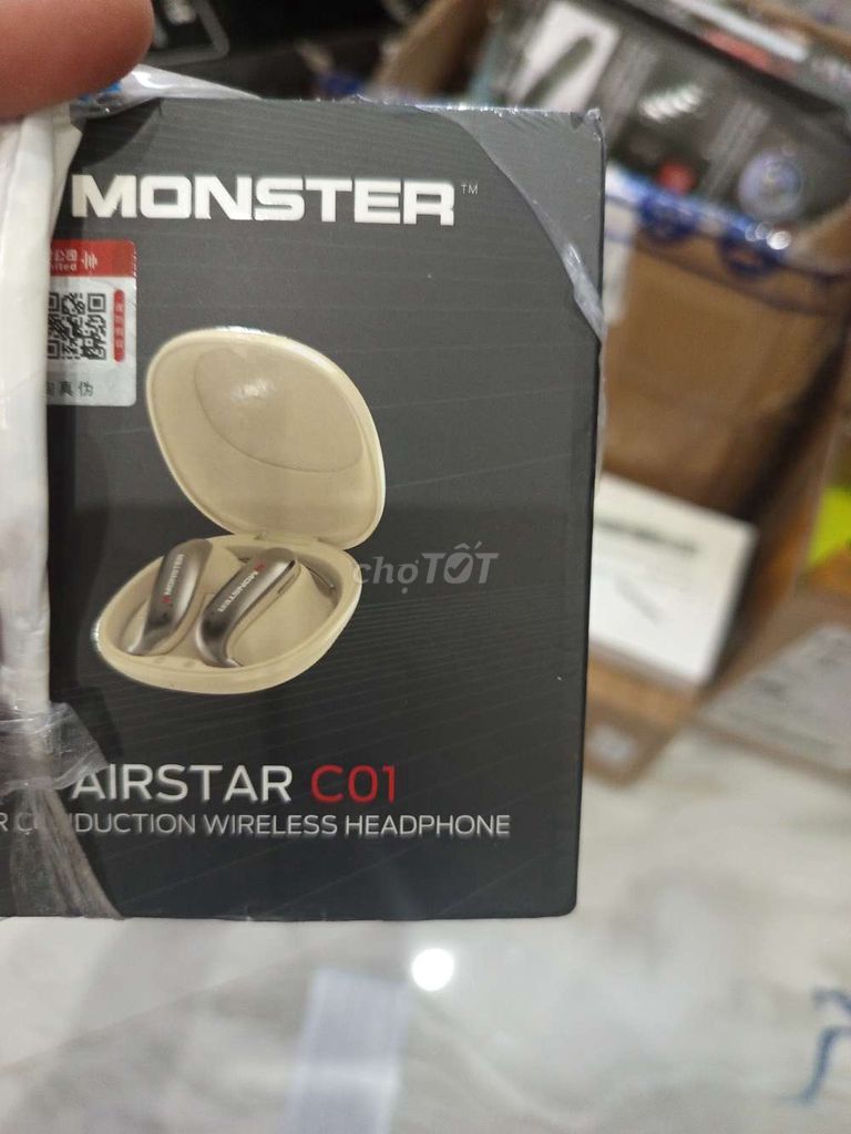 Tai nghe Bluetooth Monster Airstar C01. Mua bán Tivi, Âm thanh tại Huyện Quảng Điền Thừa Thiên Huế được đăng bởi hàng boom lazada hình 1