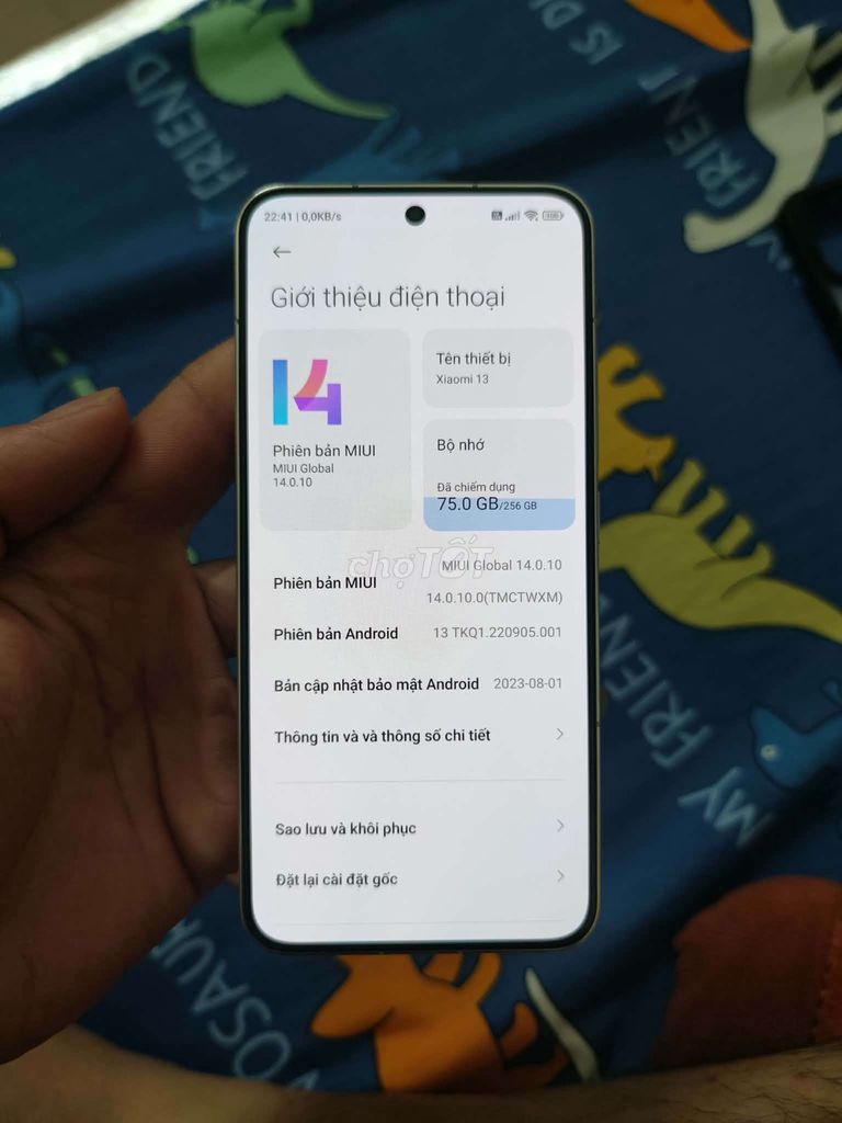 Xiaomi 13 256GB Trắng. Mua bán Điện thoại tại Huyện Giao Thủy Nam Định được đăng bởi Khánh Đỗ hình 1
