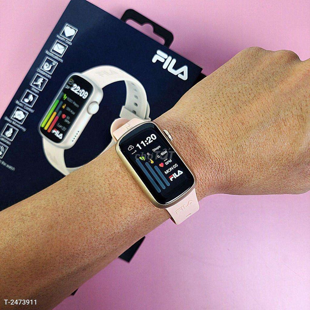 Fila Đồng hồ thông minh Hồng nhạt. Mua bán Thiết bị đeo thông minh tại Quận Hoàng Mai Hà Nội được đăng bởi Siêu thị Anh Tú 68   hình 1