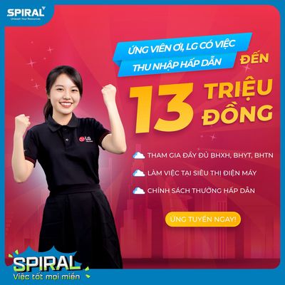 [THÁI BÌNH] NHÂN VIÊN TƯ VẤN BÁN HÀNG LG