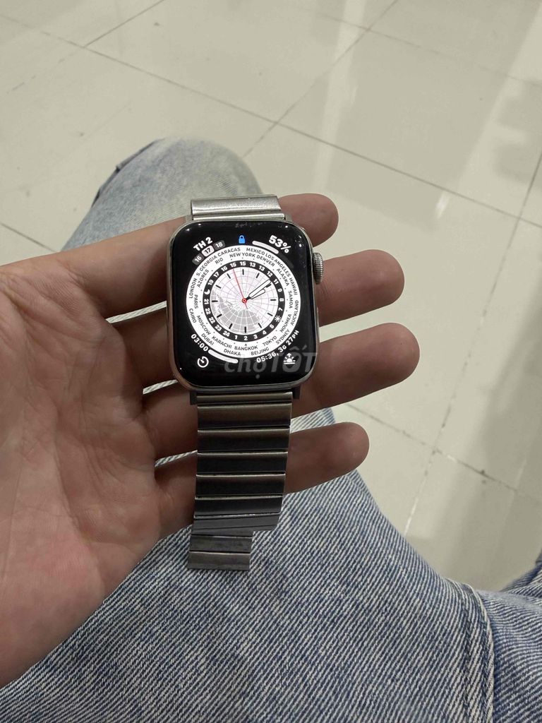 Apple Watch SR4 Thép Trắng Esim. Mua bán Thiết bị đeo thông minh tại Quận Hà Đông Hà Nội được đăng bởi Trần Tuấn Anh hình 1