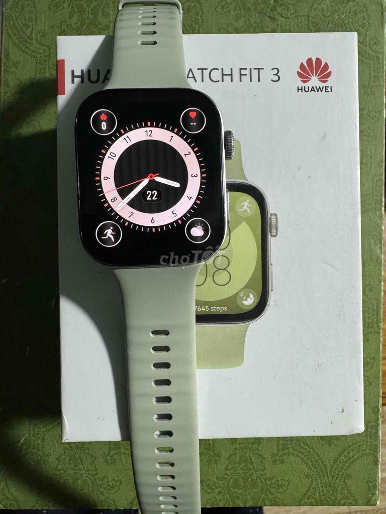 Huawei Watch Fit 3 Xanh lá. Mua bán Thiết bị đeo thông minh tại Thành phố Đà Lạt Lâm Đồng được đăng bởi Dũng hình 1