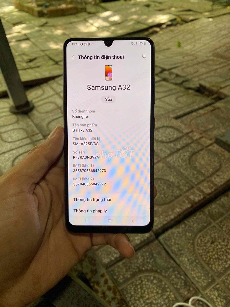 Samsung Galaxy A32 Tím 6GB/128GB. Mua bán Điện thoại tại Thành phố Vị Thanh Hậu Giang được đăng bởi máy củ giá tốt  hình 1