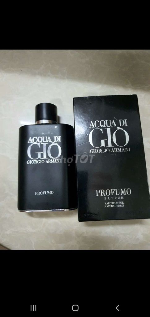 Nước hoa Giò đen Profumo 125ml