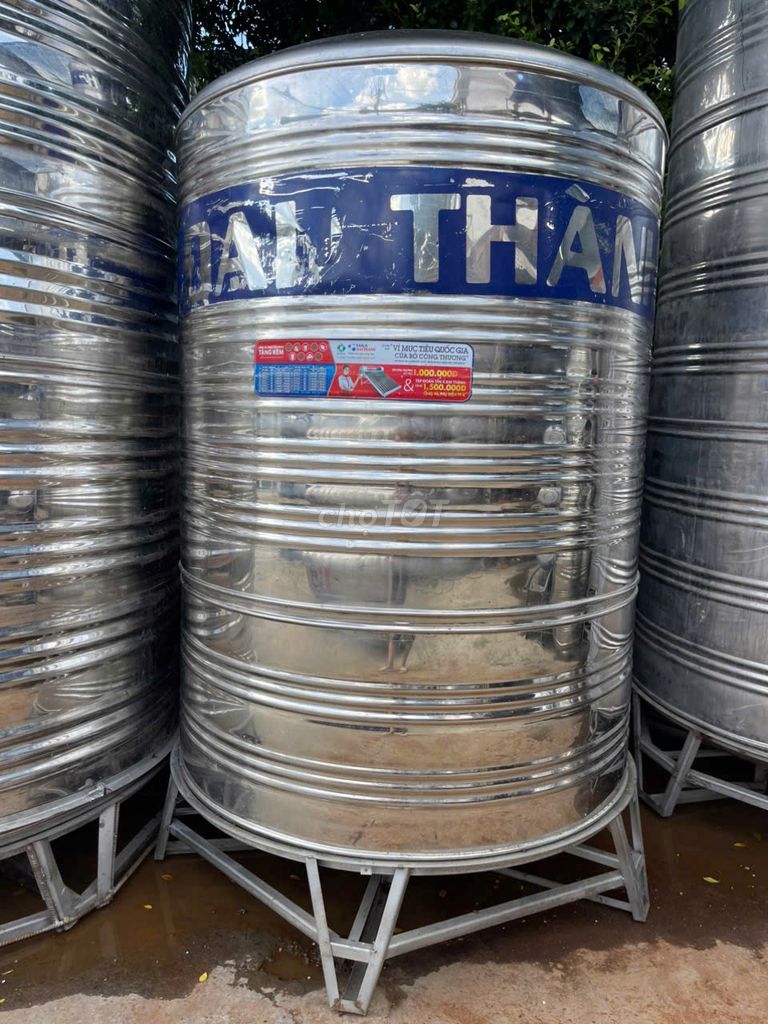 Bồn nước Đại Thành Inox 304 3000L Bạc. Mua bán Thiết bị vệ sinh, nhà tắm tại Huyện Củ Chi Tp Hồ Chí Minh được đăng bởi BỒN NHỰA VÀ INOX hình 1