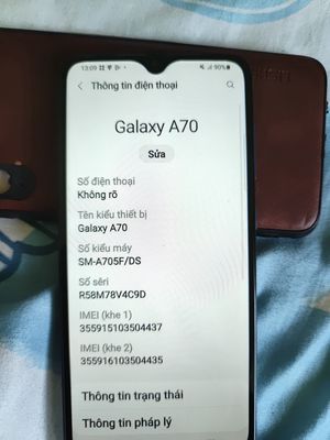 Samsung a70 máy đẹp xài tốt. Mua bán Điện thoại tại Thành phố Huế Thừa Thiên Huế được đăng bởi ĐỜI BẠC
