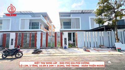 Biệt Thự Song Lập Đảo Phú Gia. Lộ 12m, 10.5x24m, 3 tầng, thô trong SHR. Mua bán nhà ở tại Thành phố Rạch Giá Kiên Giang được đăng bởi Nguyễn Trung Hậu