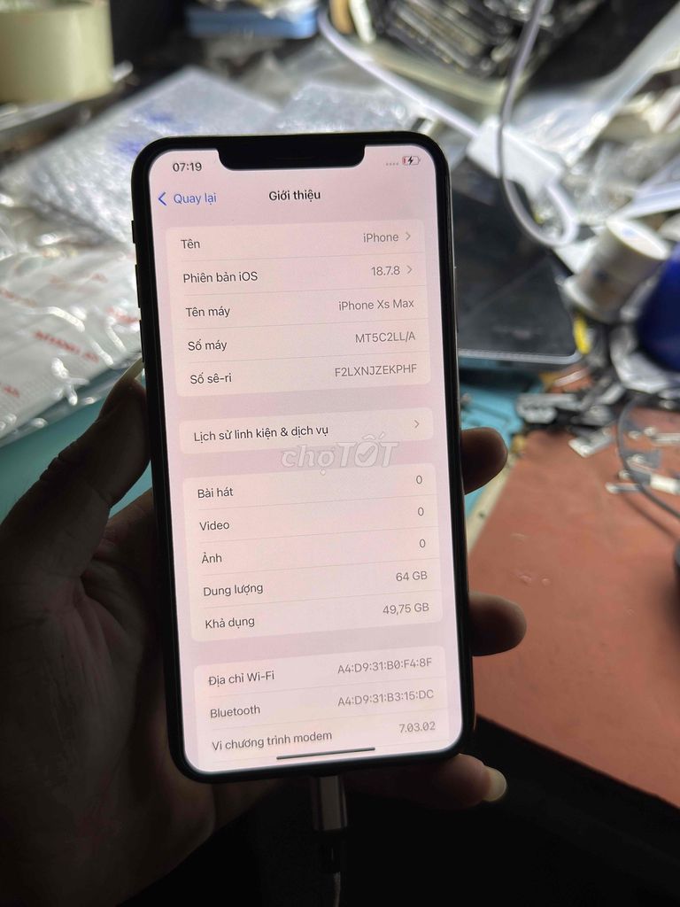 Apple iPhone Xs Max 64GB Vàng Đã sử dụng. Mua bán Điện thoại tại Thị xã Bến Cát Bình Dương được đăng bởi Vũ tuấn hình 1