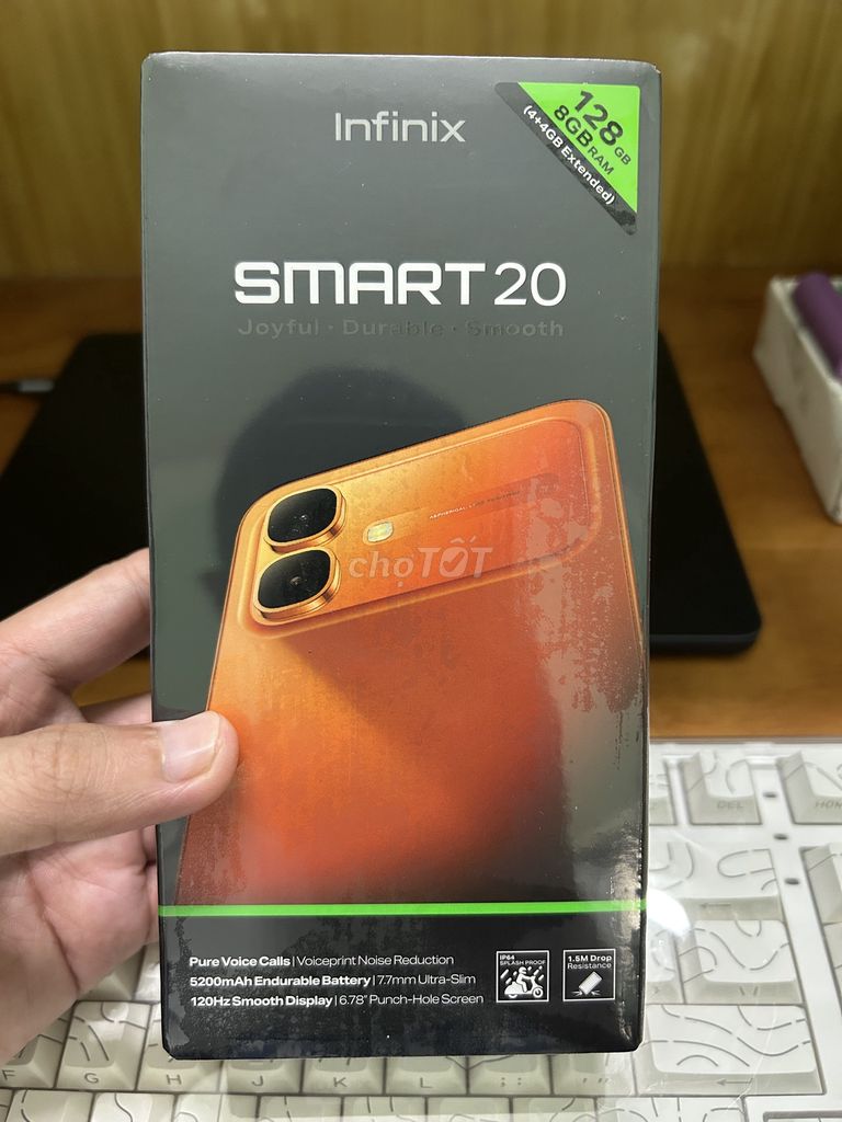 Infinix Smart 20 8GB/128GB Xám bạc nguyên seal. Mua bán Điện thoại tại Huyện Văn Giang Hưng Yên được đăng bởi thuan nguyen hình 1