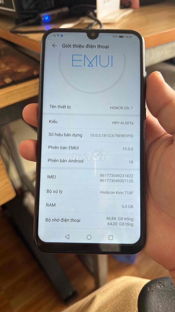 Honor 20i 64GB Đen. Mua bán Điện thoại tại Huyện Tân Phú Đồng Nai được đăng bởi Quảng cáo Phạm Chiến hình 1