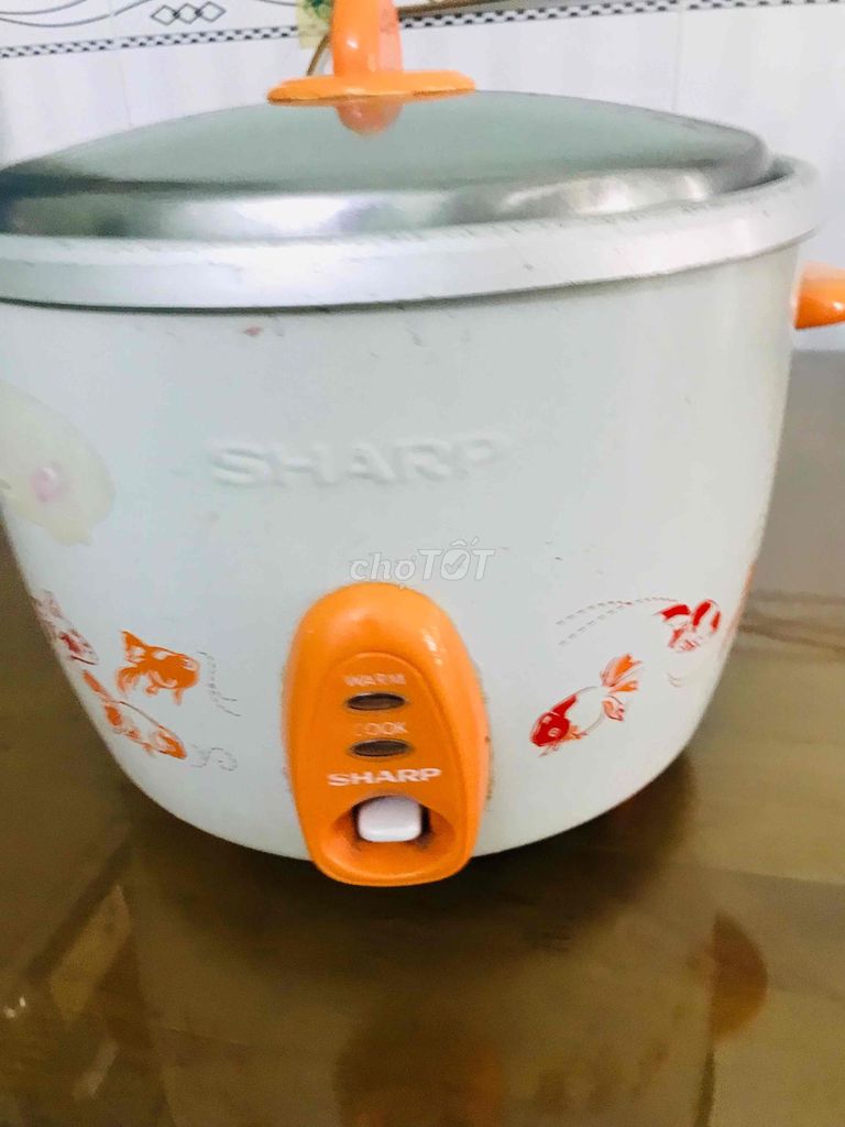 Nồi cơm điện Sharp 1.8 lít Thái Lan cũ Trắng. Mua bán Bếp, lò, đồ điện nhà bếp tại Quận Ninh Kiều Cần Thơ được đăng bởi Hoàng Yến hình 1