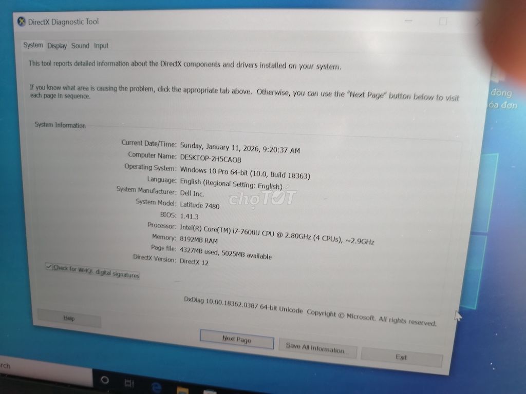 Dell Latitude 7480 i7 14 inch 8GB/256GB. Mua bán Laptop tại Huyện Củ Chi Tp Hồ Chí Minh được đăng bởi thắng hình 1