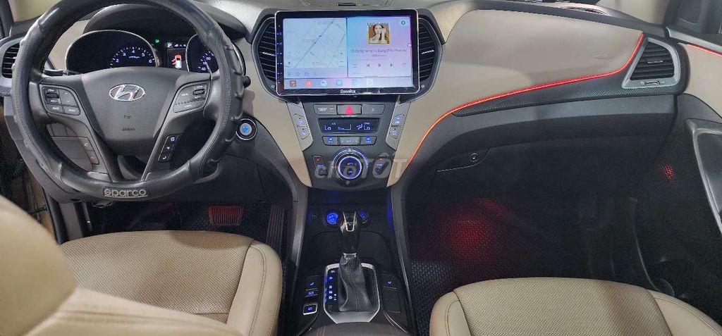 Hyundai Santa Fe 2016 2.4L Xăng, 2 cầu, số tự động. Mua bán Ô tô tại Huyện Đức Trọng Lâm Đồng được đăng bởi THỂ TRẦN CAR hình 14