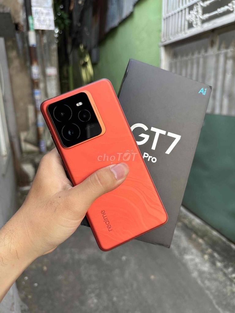 realme gt 7 pro 16/256 màu đỏ sạc vài lần có gl