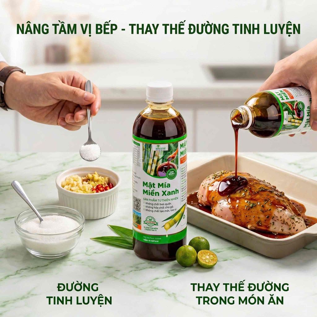 Mật mía Miền Xanh 500ml. Mua bán Đồ ăn, thực phẩm và các loại khác tại Thị xã Tân Uyên Bình Dương được đăng bởi Nguyenthudong hình 1