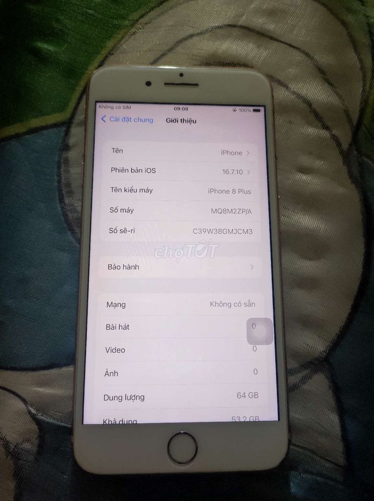 Apple iPhone 8 Plus Quốc Tế  64GB. Mua bán Điện thoại tại Thành phố Biên Hòa Đồng Nai được đăng bởi Nam hình 1