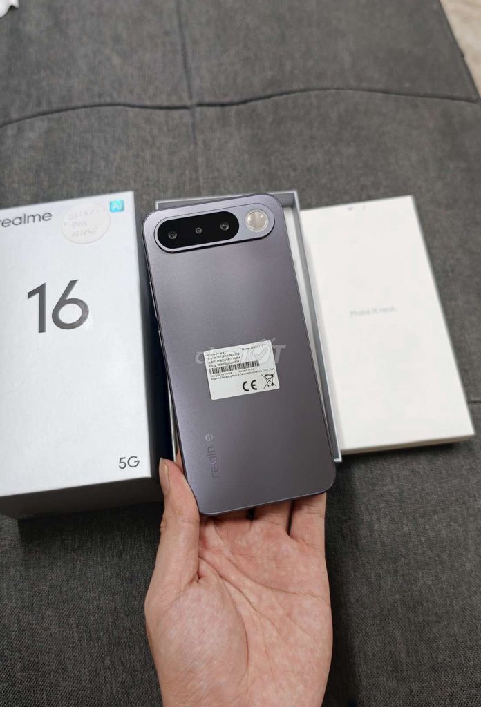 Realme 16 5G 12/256G New Fullbox, chưa sử dụng. Mua bán Điện thoại tại Quận Tân Bình Tp Hồ Chí Minh được đăng bởi Kiên Android Shop hình 1