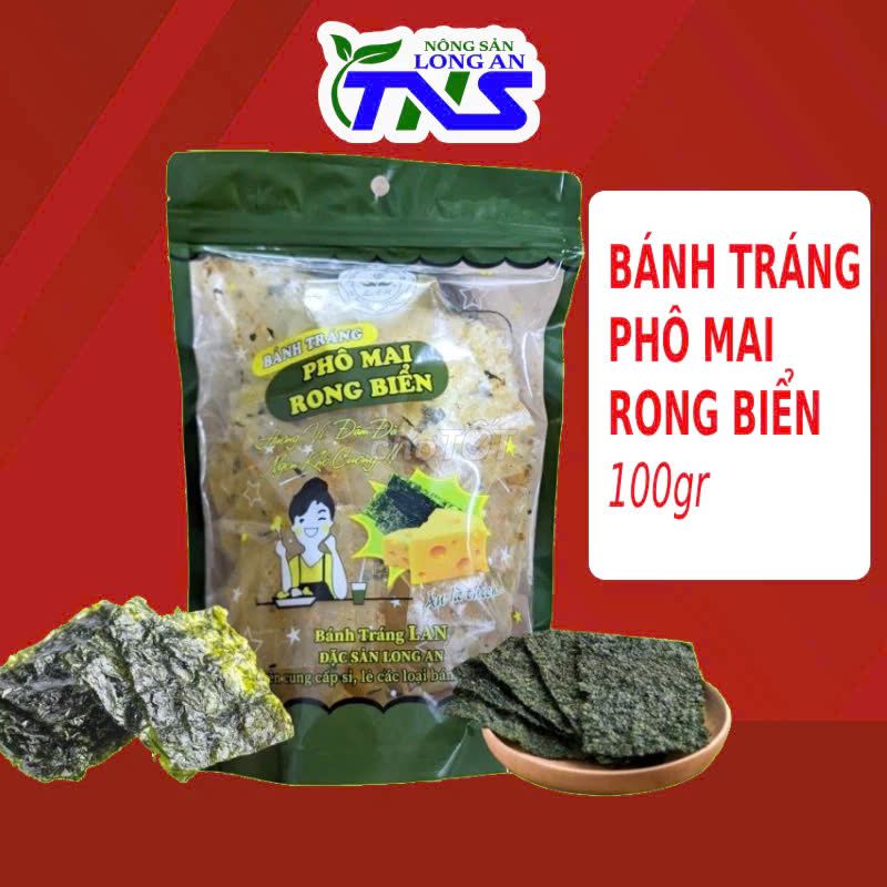 Bánh tráng phường 2 Phô mai rong biển 100g. Mua bán Đồ ăn, thực phẩm và các loại khác tại Quận 7 Tp Hồ Chí Minh được đăng bởi Long An Nông Sản hình 1