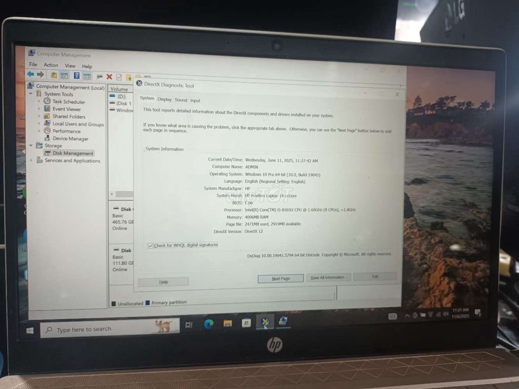 Bán rẻ HP pavilion 14-ce1xxx i5-8265U ram8g ssd128. Mua bán Laptop tại Quận Hải Châu Đà Nẵng được đăng bởi Anh Lý hình 4