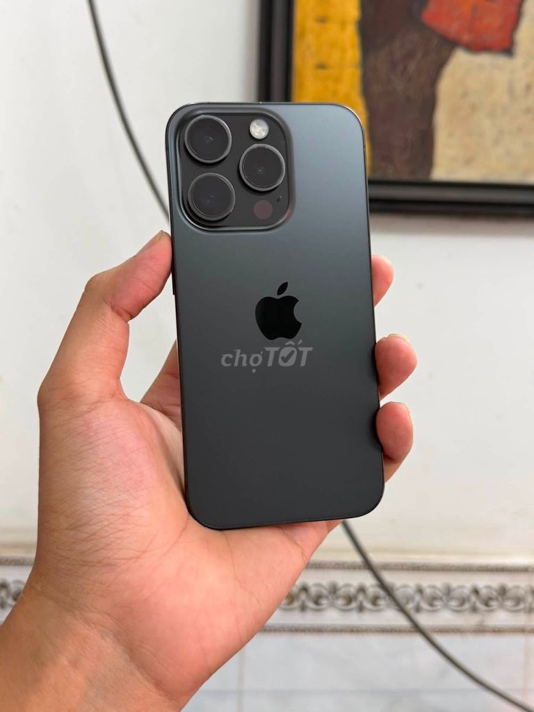 Apple iPhone 15 Pro 128GB Đen Đã sử dụng. Mua bán Điện thoại tại Quận 12 Tp Hồ Chí Minh được đăng bởi Hội Đồ Điện Tử hình 1