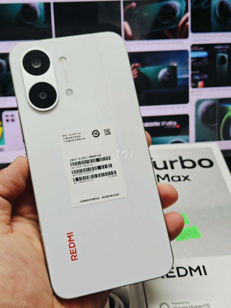 Xiaomi Redmi Turbo 5 Max 256GB Trắng. Mua bán Điện thoại tại Quận Hà Đông Hà Nội được đăng bởi Tài hình 1