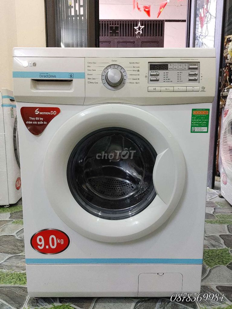 Máy giặt LG 9.0kg Inverter cửa ngang Trắng. Mua bán Máy giặt tại Quận Hà Đông Hà Nội được đăng bởi tuấn anh hình 1