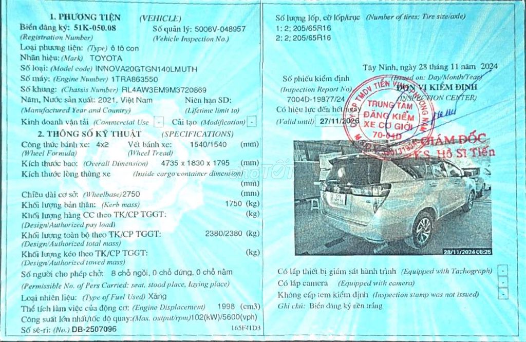 INNOVA 2.0G SX 2021 TỰ ĐỘNG 62000KM BẢO HÀNH 1 NĂM. Mua bán Ô tô tại Quận Bình Tân Tp Hồ Chí Minh được đăng bởi Lê Tử can  hình 18