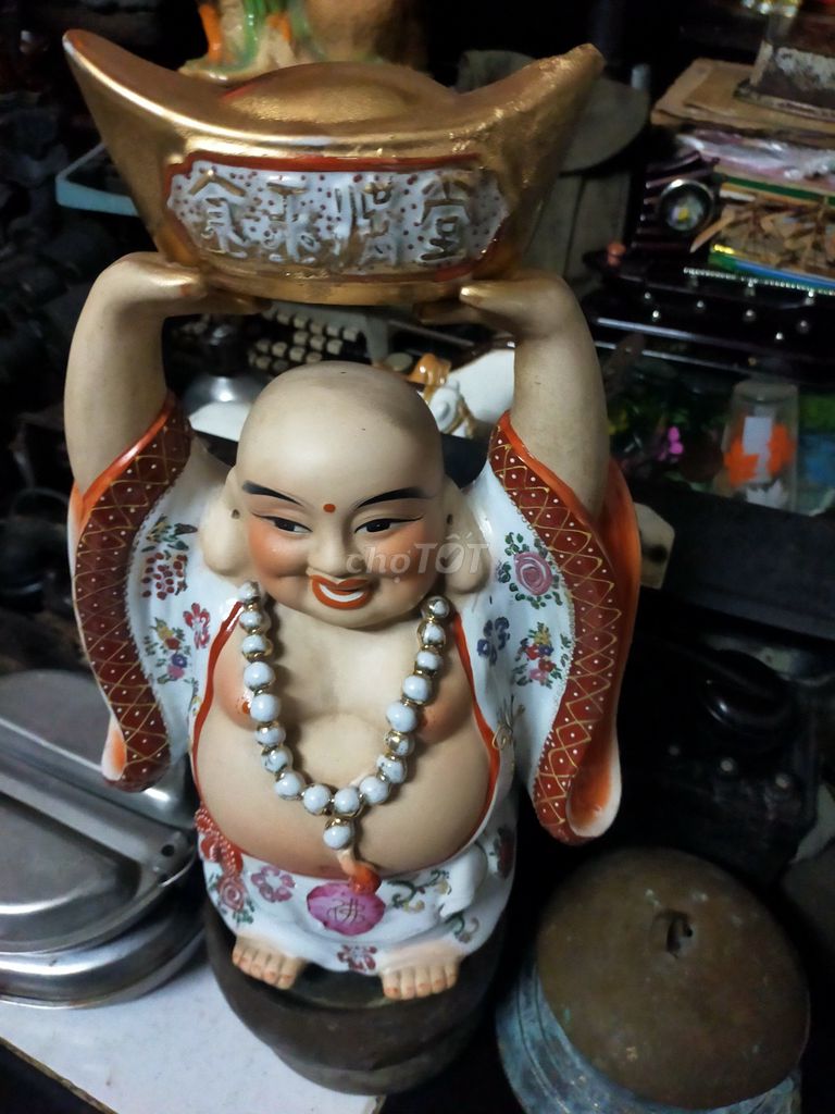 Tượngí Di Lặc Gốm sứ cực đẹp . Mua bán Đồ sưu tầm, đồ cổ tại Quận Tân Bình Tp Hồ Chí Minh được đăng bởi Tên chưa cung cấp hình 1
