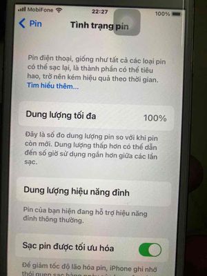 Apple iPhone 7 Vàng hồng pin 100%