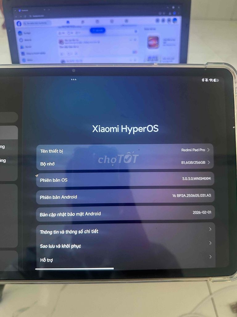 Xiaomi Pad Pro 8GB/256GB Xám. Mua bán Máy tính bảng tại Huyện Bến Lức Long An được đăng bởi Dương Quang Vĩnh hình 1