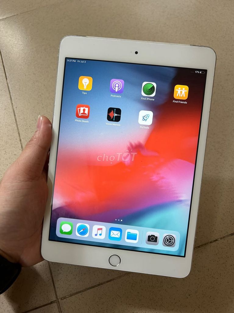Apple iPad Mini 3 Wifi/4G 16GB Trắng Đã sử dụng. Mua bán Máy tính bảng tại Quận Ba Đình Hà Nội được đăng bởi Hội Đồ Điện Tử hình 1