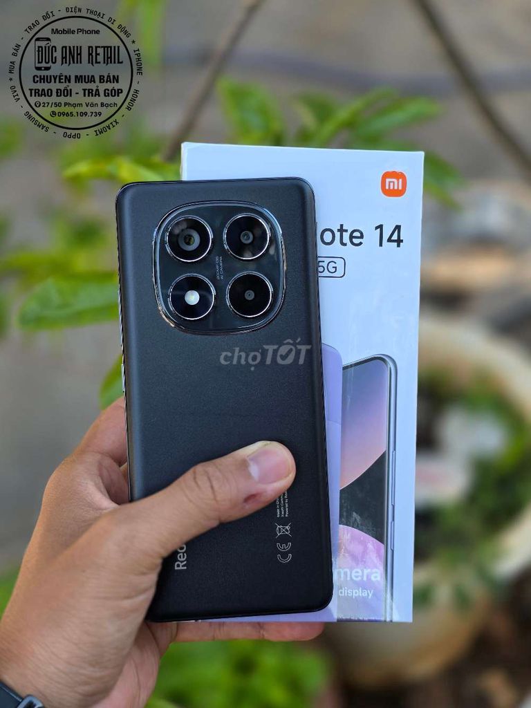 Xiaomi Redmi Note 14 Pro 256GB Đen. Mua bán Điện thoại tại Thành phố Buôn Ma Thuột Đắk Lắk được đăng bởi Đức Anh Retail hình 1