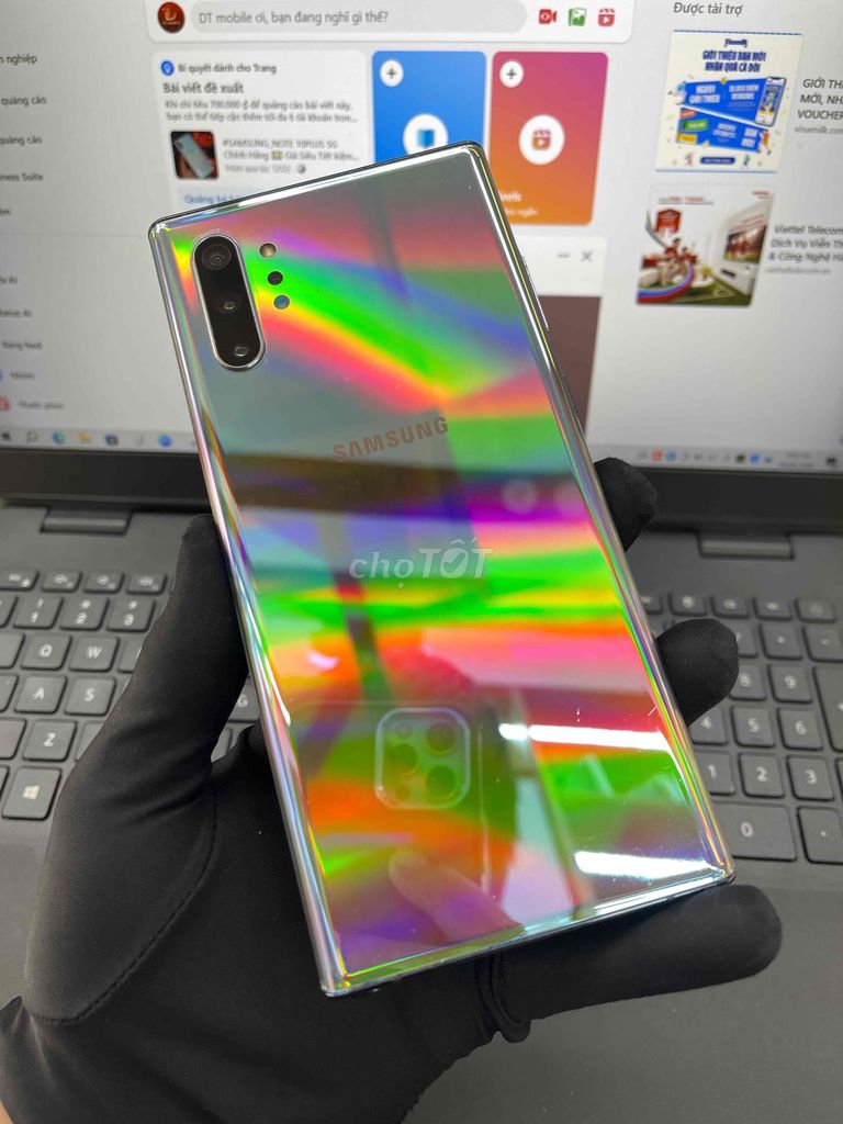 Samsung Galaxy Note 10+ 5G 256GB. MÁY CHÍNH HÃNG. Mua bán Điện thoại tại Thành phố Biên Hòa Đồng Nai được đăng bởi DT MOBILE BIÊN HOÀ hình 1