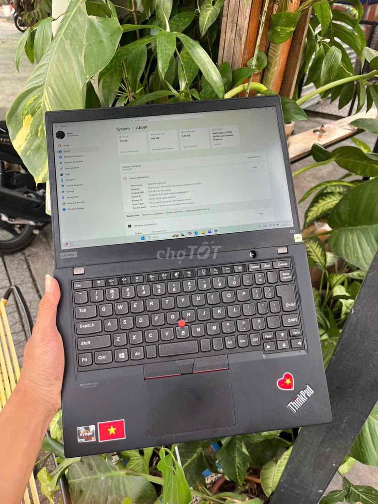 Lenovo ThinkPad X13 Gen 1 Ryzen 5 Pro 8GB/240GB. Mua bán Laptop tại Quận Ninh Kiều Cần Thơ được đăng bởi NP Store hình 1