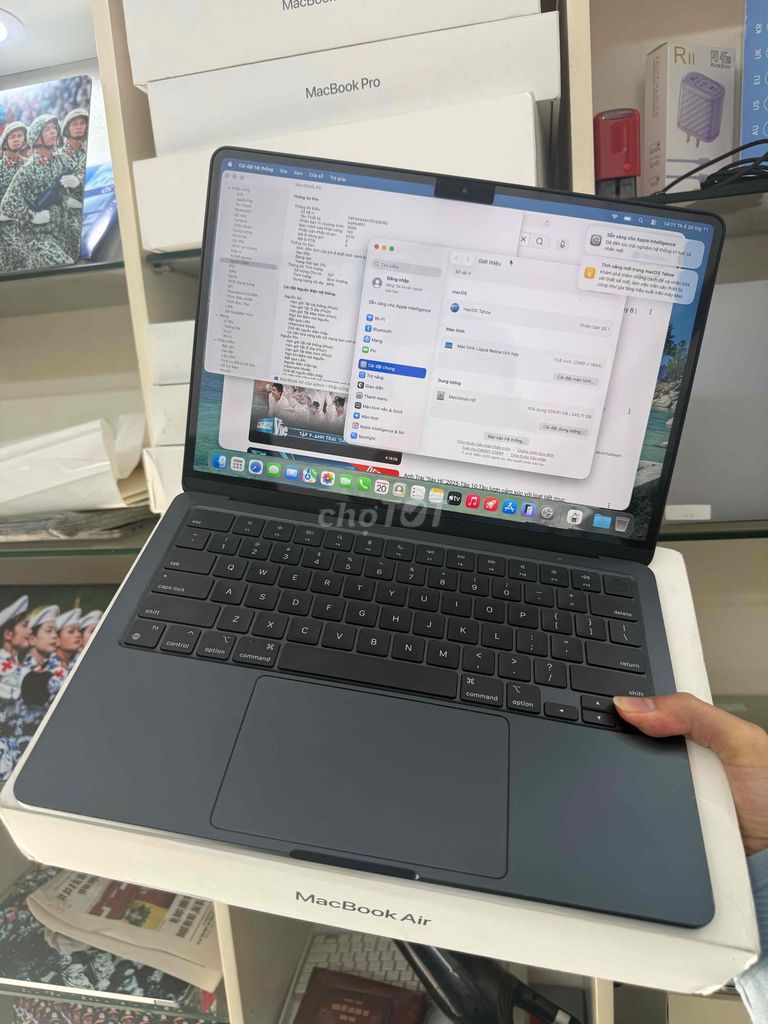💻 MACBOOK AIR M2 – MIDNIGHT – FULLBOX – MÁY ĐẸP 99. Mua bán Laptop tại Quận Đống Đa Hà Nội được đăng bởi CITYAPPLE hình 1