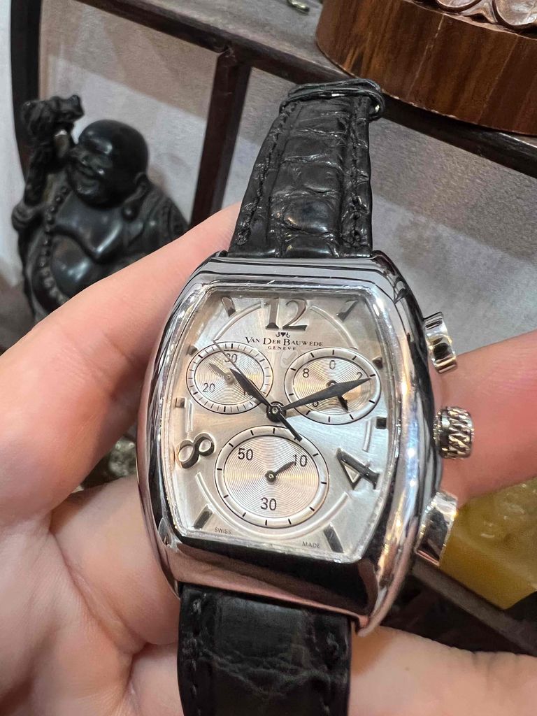 Đồng Hồ Van DerBauWede Bạc Khối. Mua bán Đồng hồ tại Quận Hoàng Mai Hà Nội được đăng bởi Trí Nhân hình 3