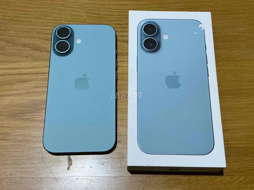 iPhone 16 128gb xanh mòng két likenew