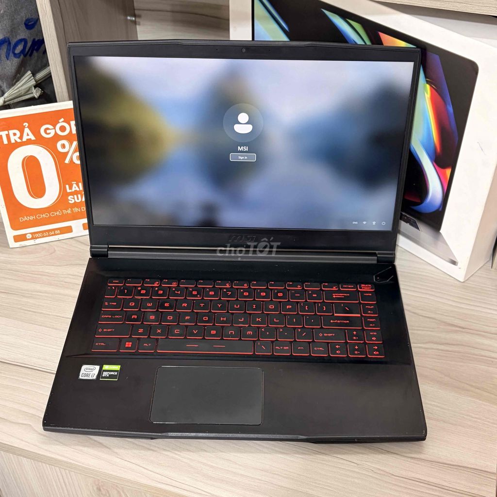 MSI GF63 Thin 10SC i7-10750H 32GB/512GB. Mua bán Laptop tại Quận Bình Thạnh Tp Hồ Chí Minh được đăng bởi Mac Hiền 50 Nguyễn Cửu Vân hình 1