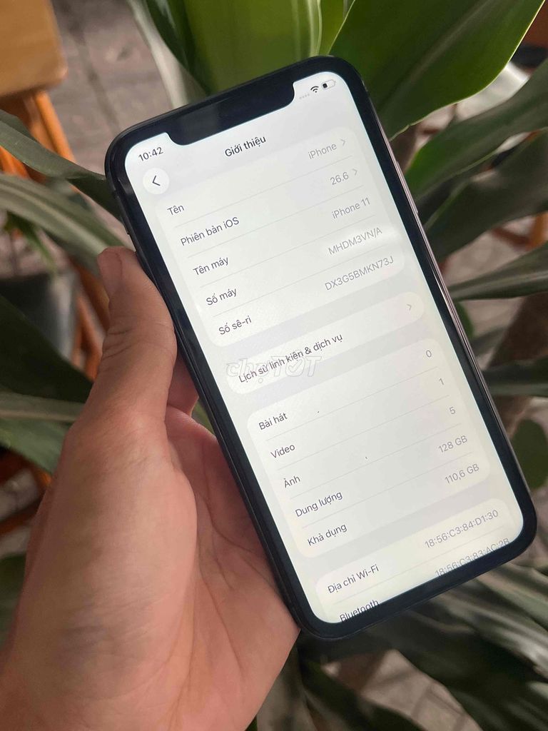 Apple iPhone 11 128GB Đen Đã sử dụng. Mua bán Điện thoại tại Quận Ninh Kiều Cần Thơ được đăng bởi phước sang hình 1