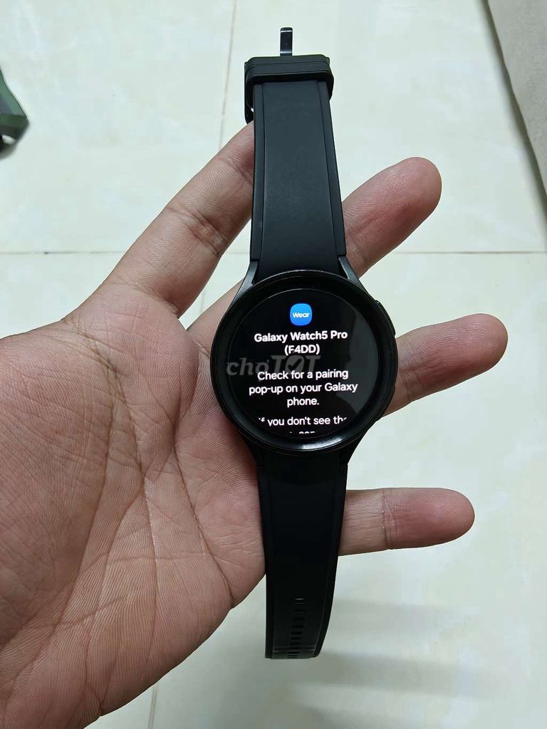 Samsung Watch 5 Pro Đen Titan Like New. Mua bán Thiết bị đeo thông minh tại Quận 12 Tp Hồ Chí Minh được đăng bởi Hà Hà hình 1